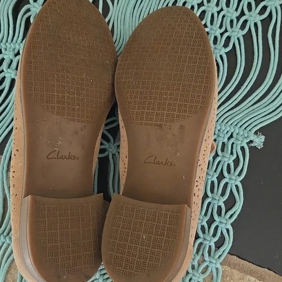 Clarks Collection Trish Calla Sand Suede Loafers - Picture 5 of 10